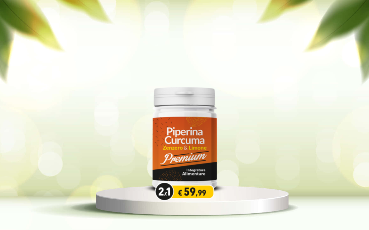 Scopri piperina e curcuma premium: detox naturale e benessere intestinale assicurato