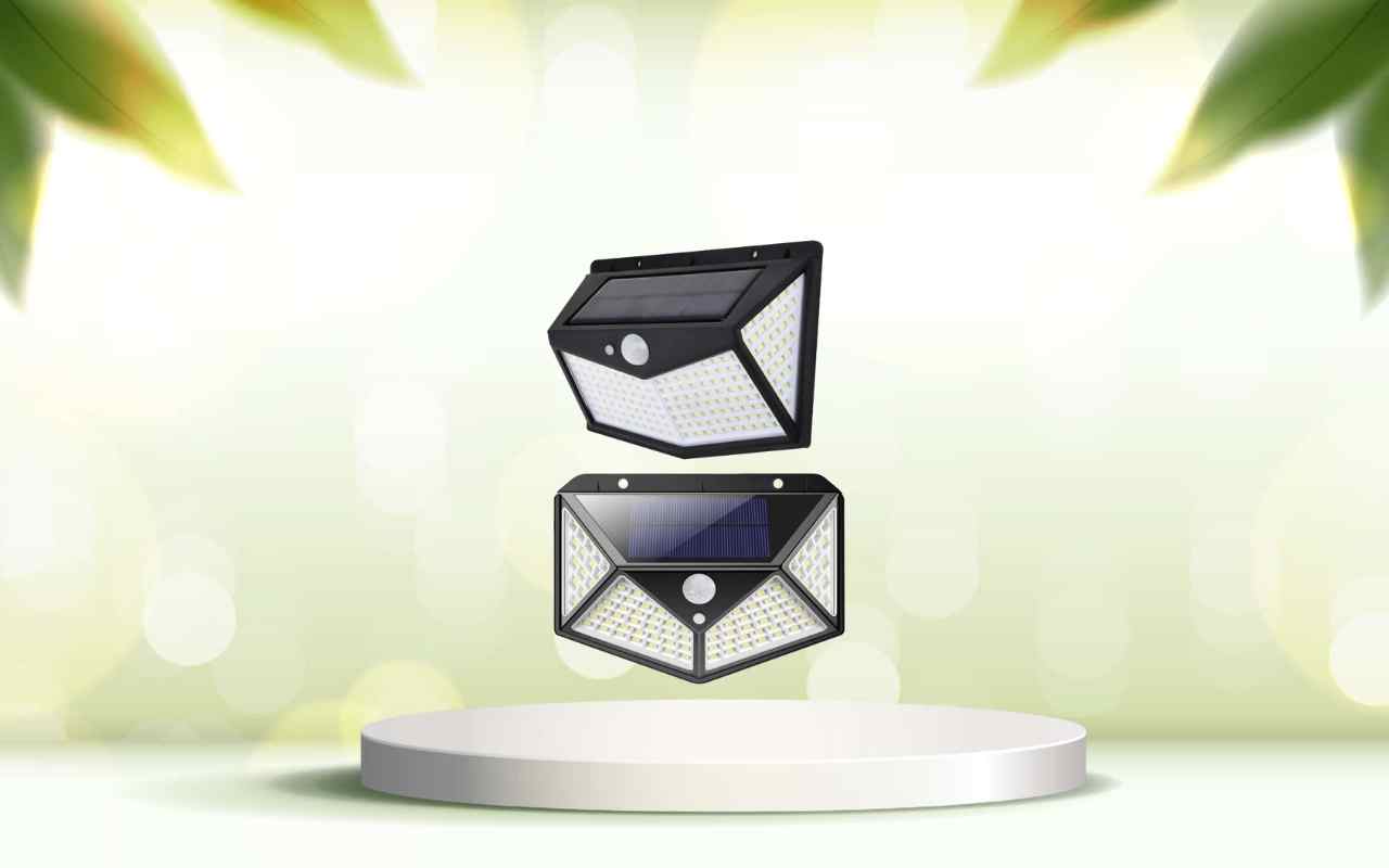 Illumina il tuo giardino con Solar Power 100 LED: offerta per 6 faretti sostenibili